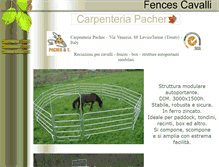 Tablet Screenshot of fencescavalli.com